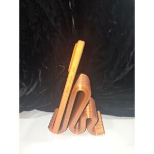 3D Printed Cell Phone Stand - Bronze Color